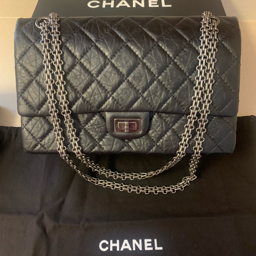 Pre-Owned Chanel Double Flap Reissue 2.55